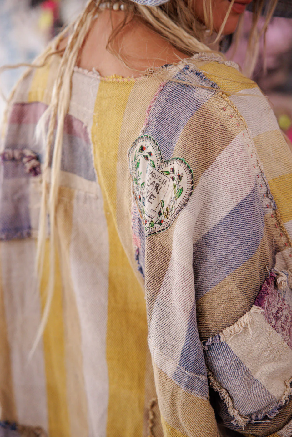 Yarn-Dyed Veda Poncho - Image 8