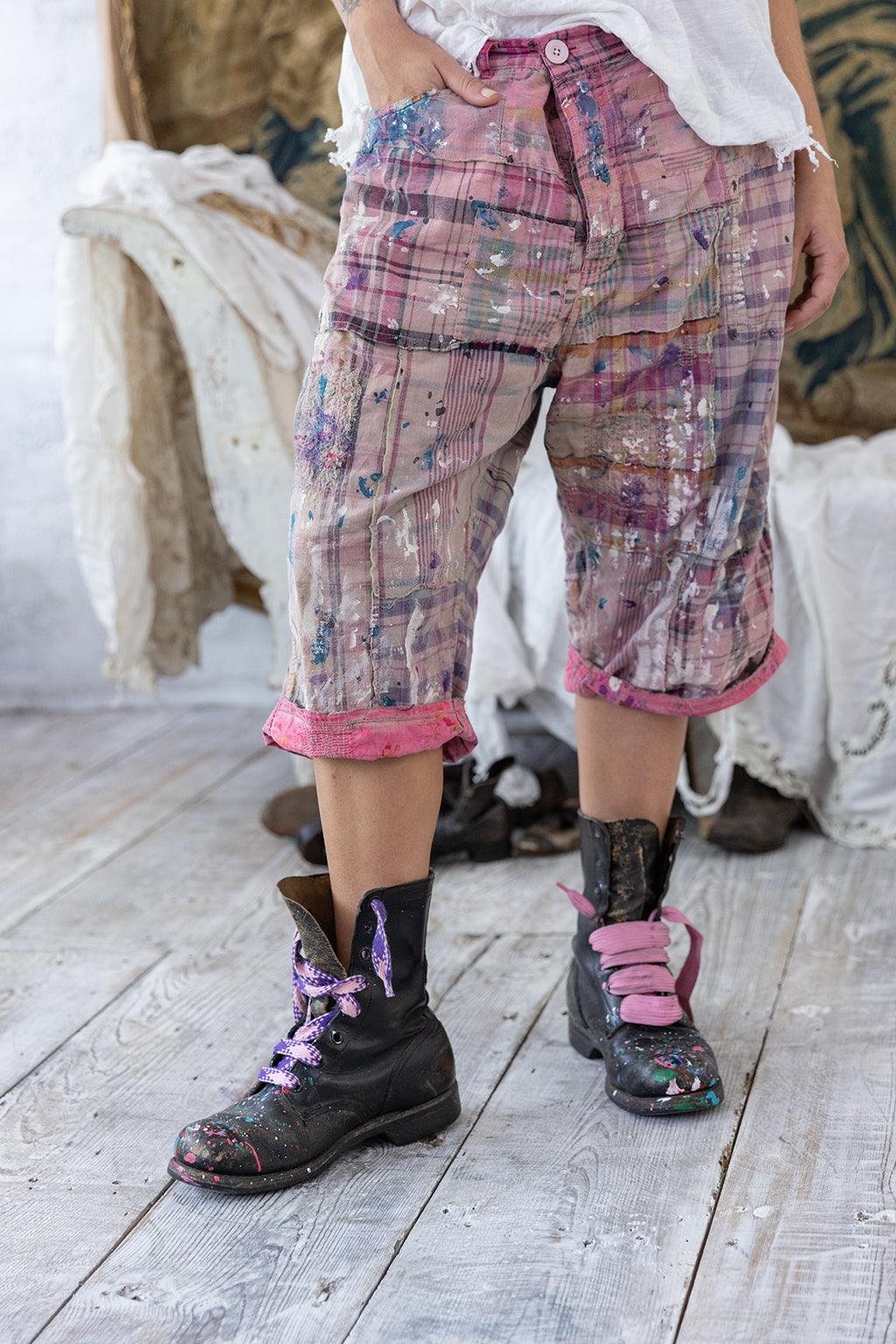 Patchwork Miner Shorts - Image 7
