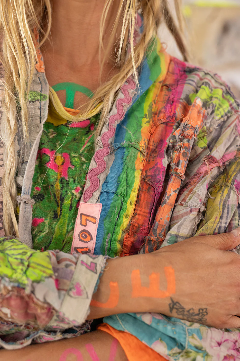 YD Patchwork Roamers Kimono - Image 3