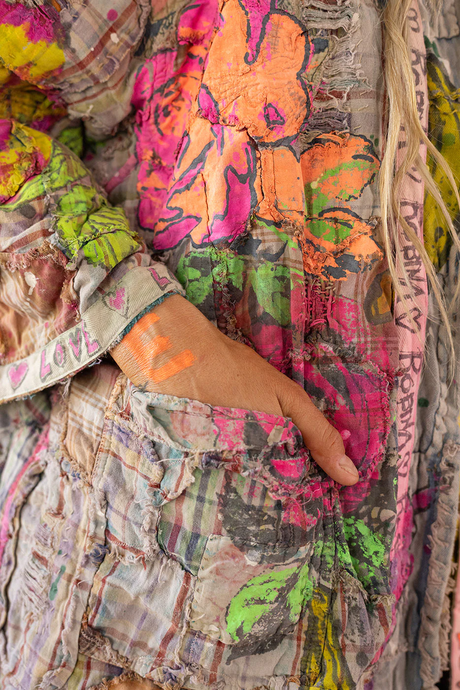 YD Patchwork Roamers Kimono - Image 6